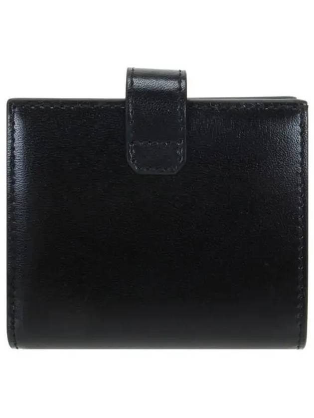 4G Logo Small Leather Half Wallet Black - GIVENCHY - BALAAN 5