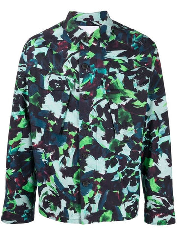 Archive Floral Print Long Sleeve Shirt - KENZO - BALAAN 1