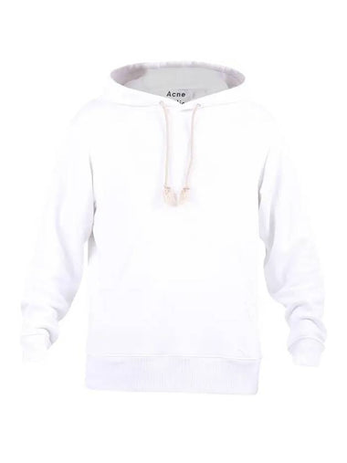 Logo Patch Hoodie White - ACNE STUDIOS - BALAAN 1