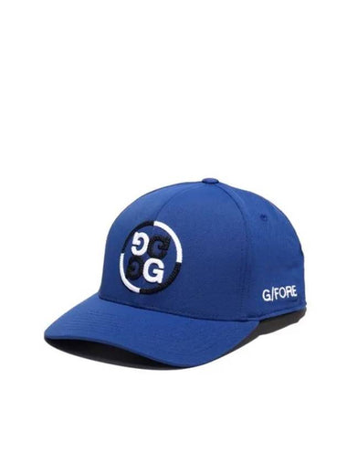 Men's Color Block Circle Stretch Twill Ball Cap Blue - G/FORE - BALAAN 1