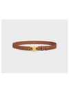 Triomphe Medium Calfskin Belt Brown - CELINE - BALAAN 2