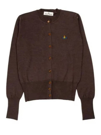 Bea Cardigan Brown 1803002PY0006D401 - VIVIENNE WESTWOOD - BALAAN 2