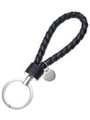 Intrecciato Leather Key Holder Tourmaline - BOTTEGA VENETA - BALAAN 2