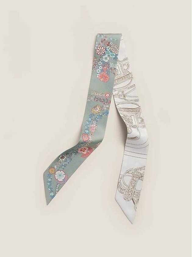 Brides de Gala en Fleurs Twilly Scarf - HERMES - BALAAN 2