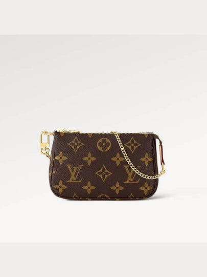 Monogram Mini Pochette Shoulder Bag Brown - LOUIS VUITTON - BALAAN 2