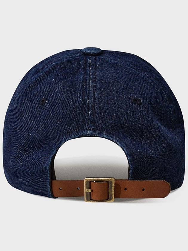 Vintage Washed Denim Wappen Ball Cap Deep Blue - FFEFF STUDIO - BALAAN 9