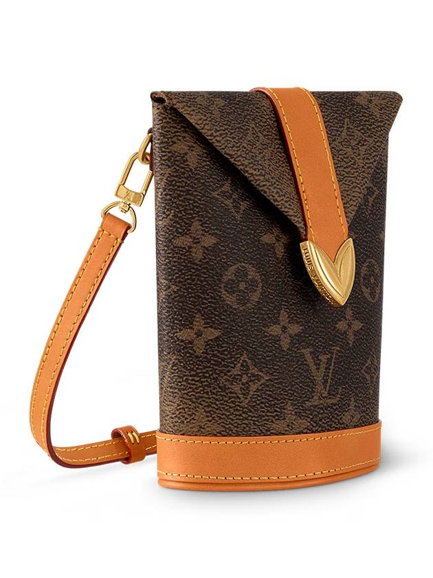 Envelope Monogram Pouch Bag Brown - LOUIS VUITTON - BALAAN 3