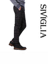 Seville Check Slacks Black - SIVIGLIA - BALAAN 2