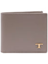 leather two-fold wallet XAMTSYC0300RLO - TOD'S - BALAAN 3