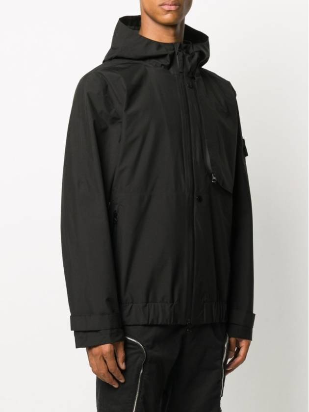 Shadow Project Waffen Goretax Hooded Jacket Black - STONE ISLAND - BALAAN 4