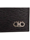 Gancini Half Wallet Black - SALVATORE FERRAGAMO - BALAAN 10