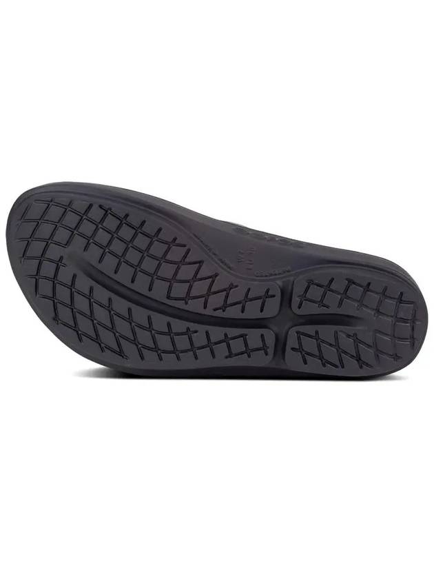 Ulala enamel flipflops black - OOFOS - BALAAN 6