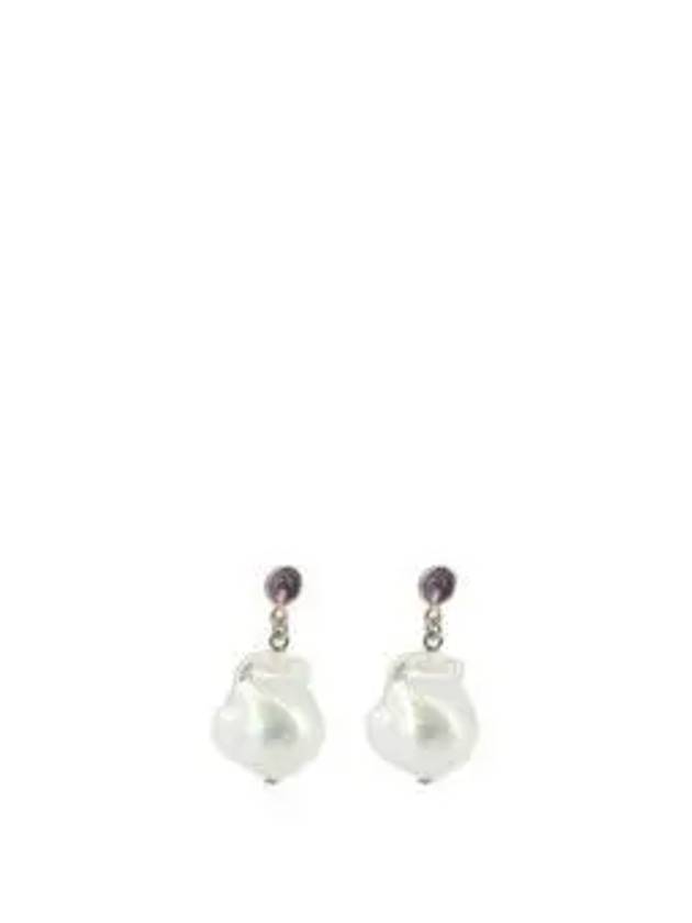 Darcey Pearl Earrings Silver - CHLOE - BALAAN 3