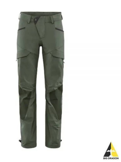 Women's Misty 2.0 Wind Stretch Straight Pants Dark Dusty Green - KLATTERMUSEN - BALAAN 2