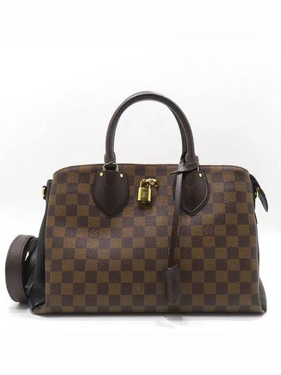 N41487 Damier Eben Canvas Noir Black Normandy Tote Bag Shoulder Strap 2WAY - LOUIS VUITTON - BALAAN 2