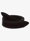 Lecce Knotted Leather Belt Black - ISABEL MARANT - BALAAN 4