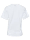 Rive Gauche Short Sleeve T-Shirt White - SAINT LAURENT - BALAAN 6