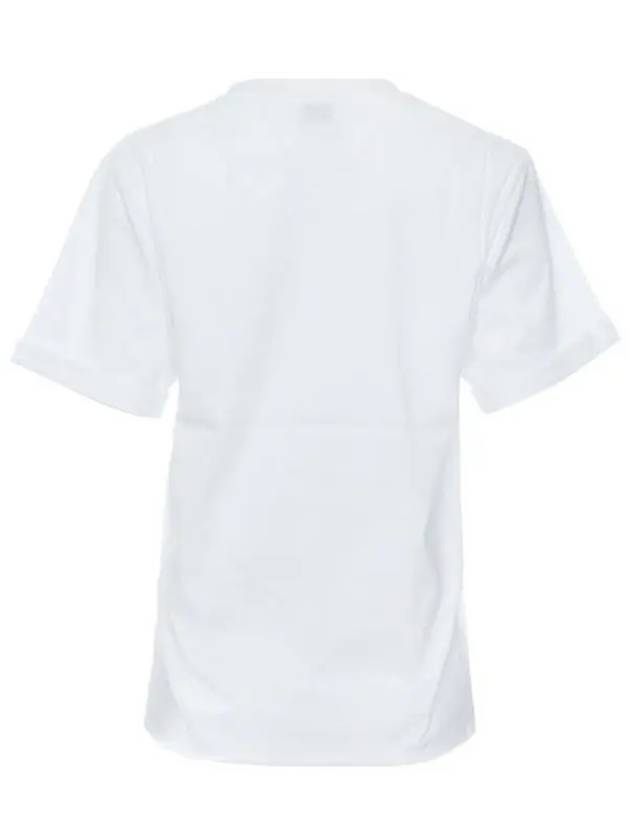 Rive Gauche Short Sleeve T-Shirt White - SAINT LAURENT - BALAAN 6