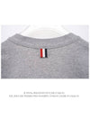 Classic V-Neck 4 Bar Stripe Cardigan Light Grey - THOM BROWNE - BALAAN 5