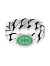 Interlocking G Ring Silver - GUCCI - BALAAN 5