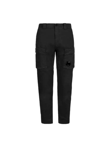 Lens Detail Cargo Pants Black - CP COMPANY - BALAAN 1