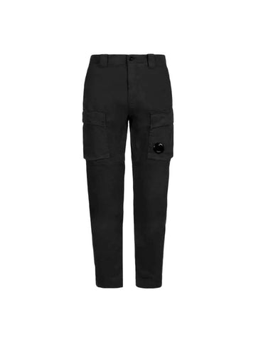 Lens Detail Cargo Pants Black - CP COMPANY - BALAAN 1