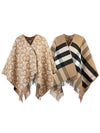 Reversible TB Monogram Check Cape Beige - BURBERRY - BALAAN 2