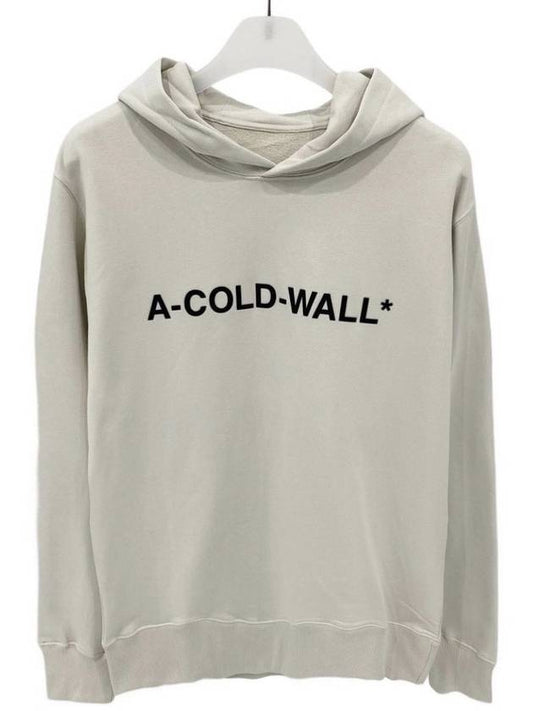 Logo Unisex Cream Hooded Sweatshirt ACWMW057 - A-COLD-WALL - BALAAN 1