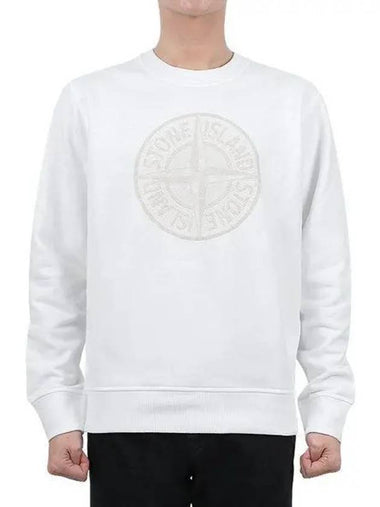 Compass embroidered logo sweatshirt 791566559 V0001 1108439 - STONE ISLAND - BALAAN 1