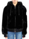 Portland Bunny Hooded Jacket Black - MOOSE KNUCKLES - BALAAN 4