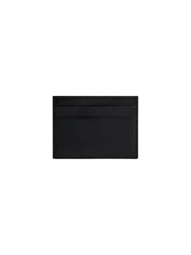 Logo Print Leather Card Wallet Black - BALENCIAGA - BALAAN 3