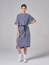 Tech Structure Dress Navy Stripe - ATHPLATFORM - BALAAN 3