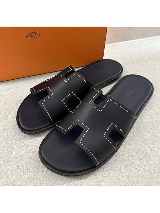 Izmir Stitch Sandals Marine - HERMES - BALAAN 2