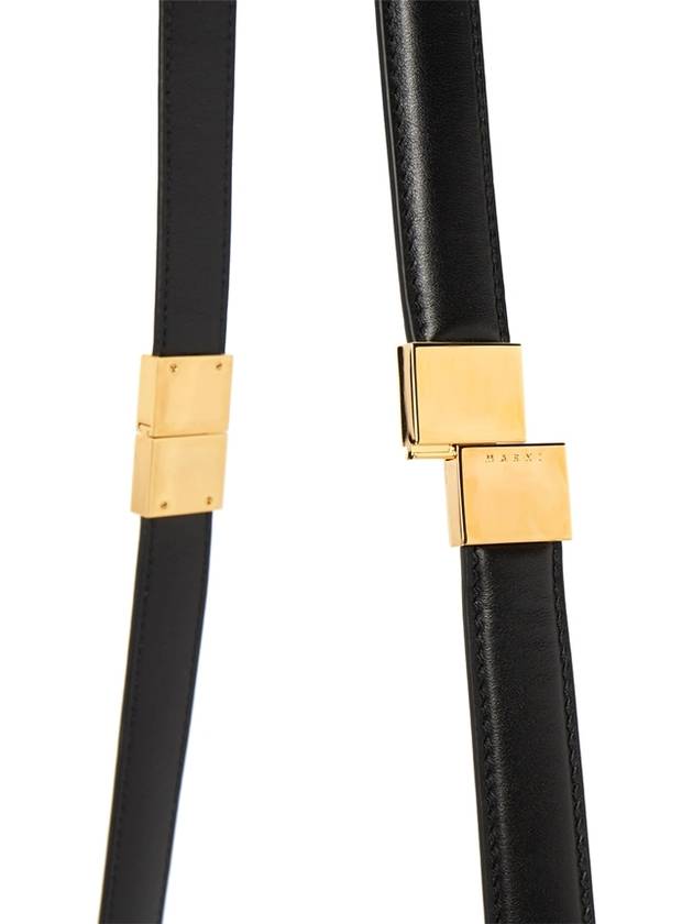 Prisma Logo Small Cross Bag Black - MARNI - BALAAN 11