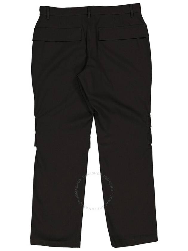 Men's Pocket Tapered Cargo Pants Black - BURBERRY - BALAAN 3