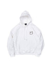 BBD Leopard Classic Smile Logo Hoodie White - BLACKBLOND - BALAAN 2