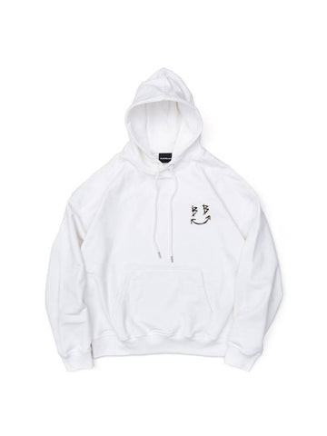 BBD Leopard Classic Smile Logo Hoodie White - BLACKBLOND - BALAAN 1