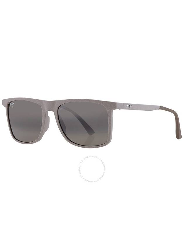 Maui Jim Makamae Neutral Grey Rectangular Men's Sunglasses 619-14 56 - MAUI JIM - BALAAN 3