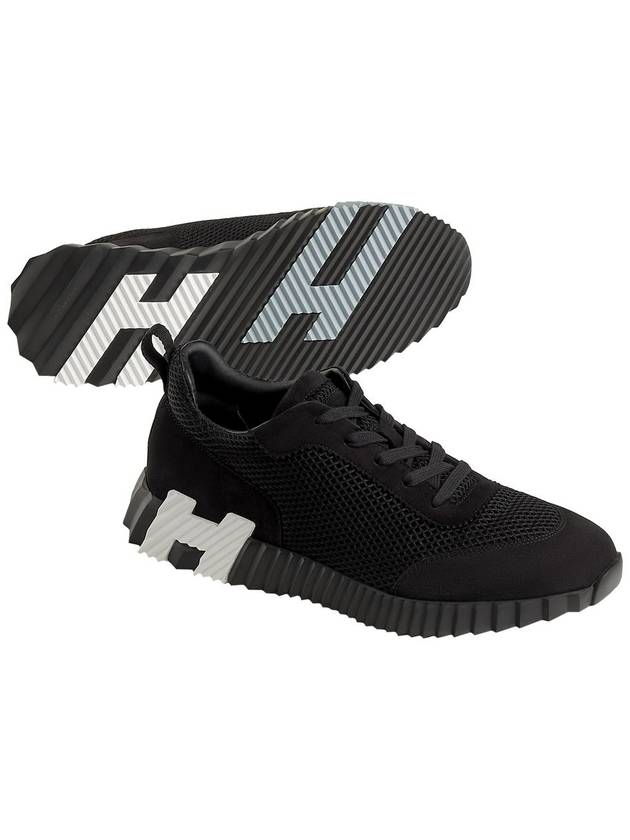 Bouncing Low Top Sneakers Black - HERMES - BALAAN 2