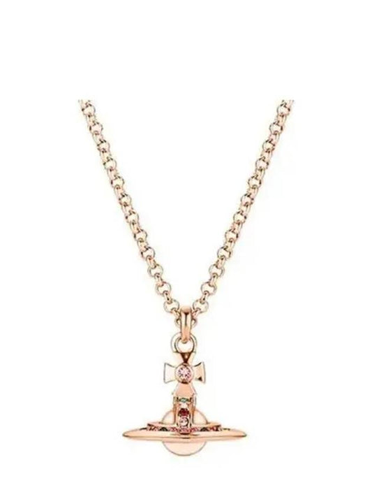 Petite ORB Necklace Pink Gold - VIVIENNE WESTWOOD - BALAAN 2