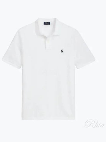 Navy pony polo collar short sleeve men s PK t shirt top 710548797001 - RALPH LAUREN - BALAAN 1