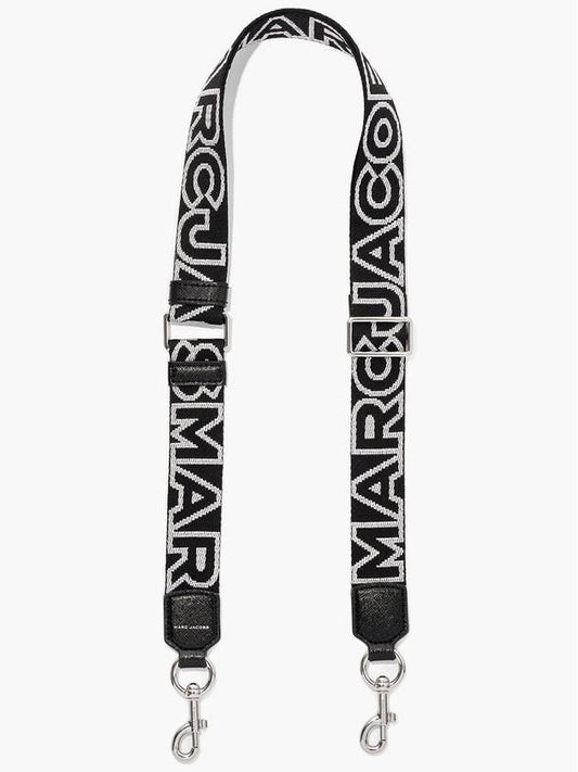 Outline Logo Thin Strap_Black/Silver (2S3SST002S02-018) - MARC JACOBS - BALAAN 1