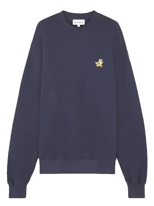 Fox Cotton Sweatshirt Navy - MAISON KITSUNE - BALAAN 2