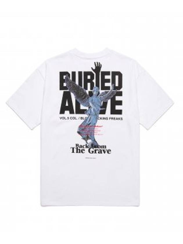 Angel Short Sleeve T-Shirt White - BURIED ALIVE - BALAAN 1