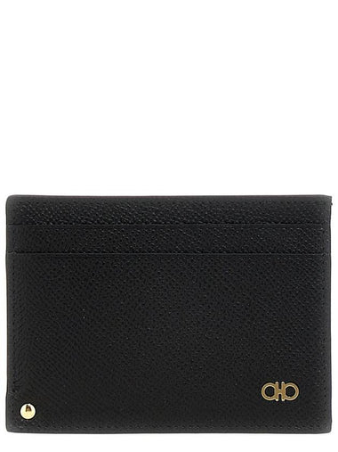 Salvatore Ferragamo 'Micro Gancio' Card Holder - SALVATORE FERRAGAMO - BALAAN 1