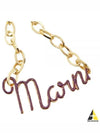 Logo Chain Necklace Gold - MARNI - BALAAN 2