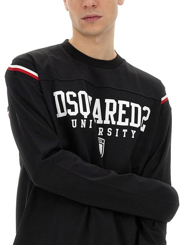 Hooded Sweatshirt S74GD1218 S24658900 BLACK - DSQUARED2 - BALAAN 5