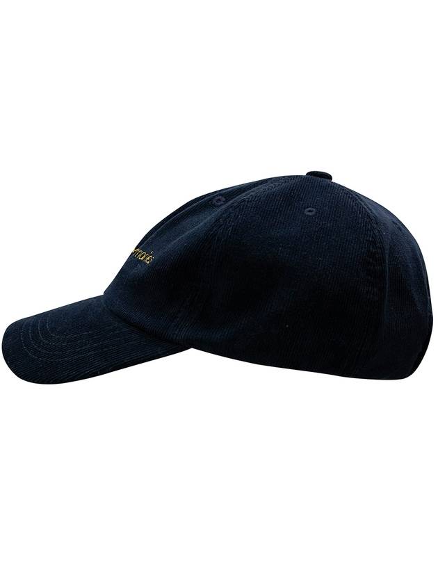 CORDUROY MM BALL CAP in navy - MYDEEPBLUEMEMORIES - BALAAN 4