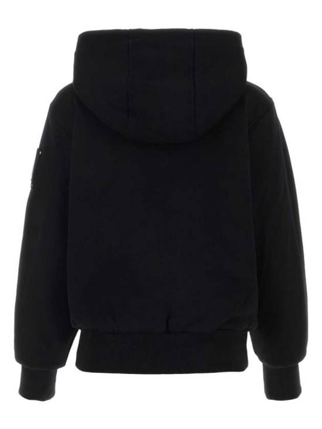 Classic Bunny 2 Zip Up Hoodie White Lining Black - MOOSE KNUCKLES - BALAAN 3