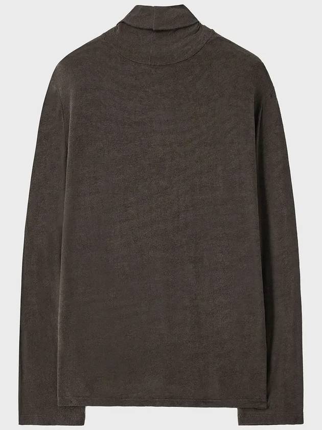 Wool Silky Turtleneck Brown - NOIRER - BALAAN 4